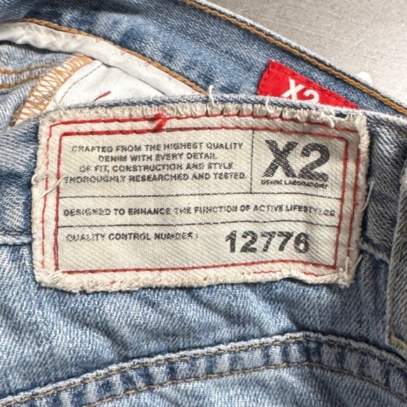 X2 Denim Laboratory Distressed Denim Boot Cut Jeans W31 -‎ 6R - Picture 8 of 13